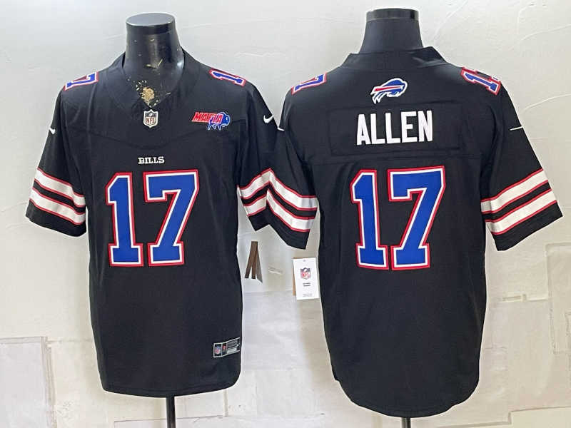 Men 2026 Buffalo Bills #17 Allen black Nike Limited NFL Jersey 0815005->buffalo bills->NFL Jersey